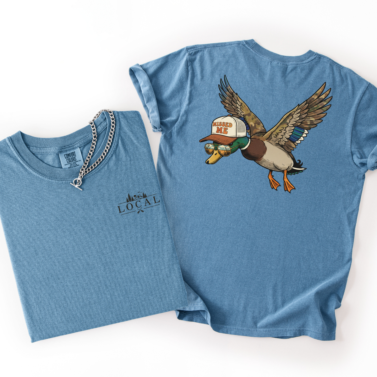 Missed Me- Men's Duck Hunter Tee