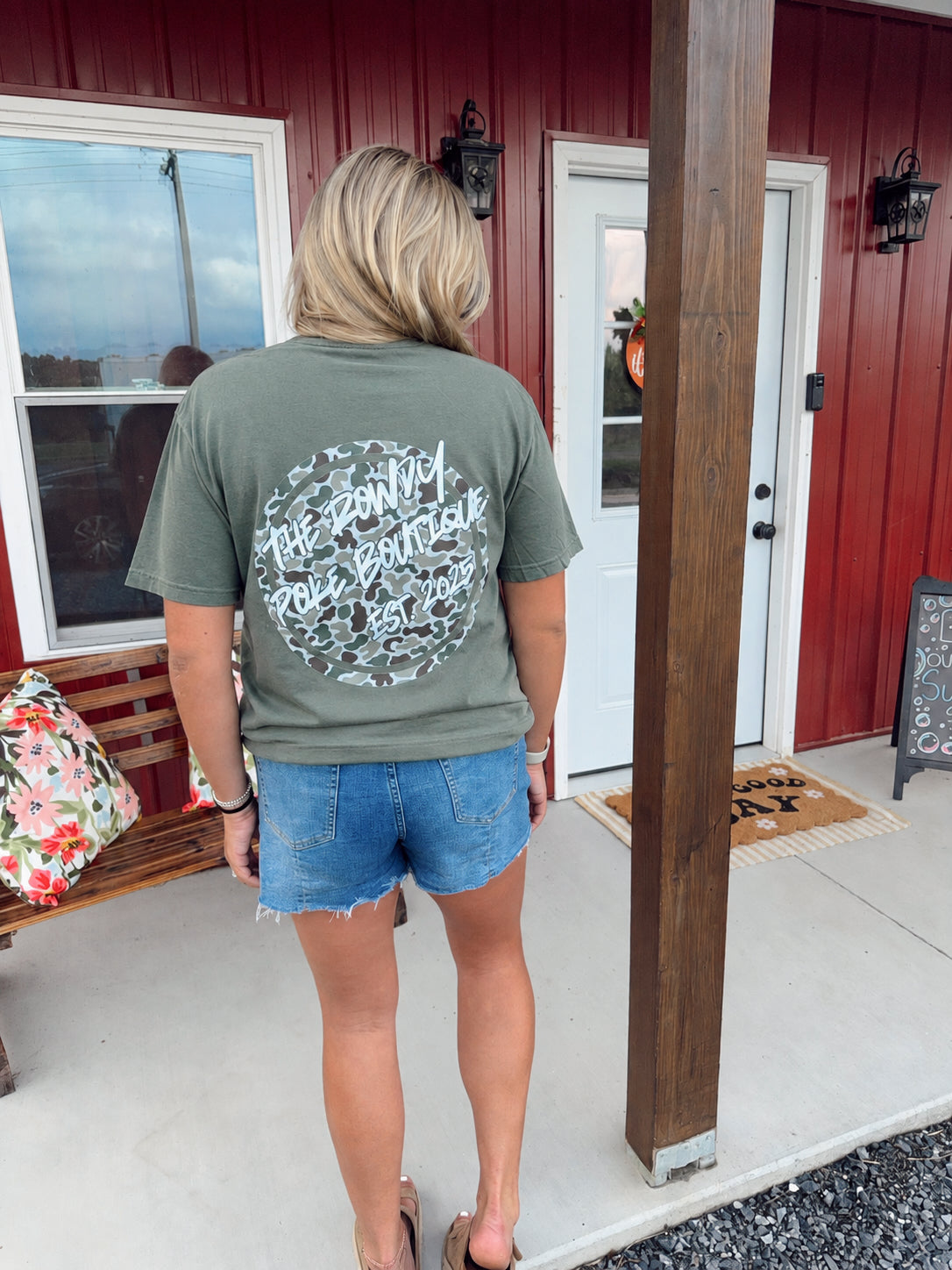 Camo Rowdy Poke Tee