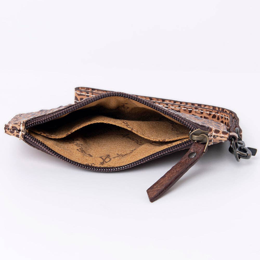 Genuine Leather Wristlet