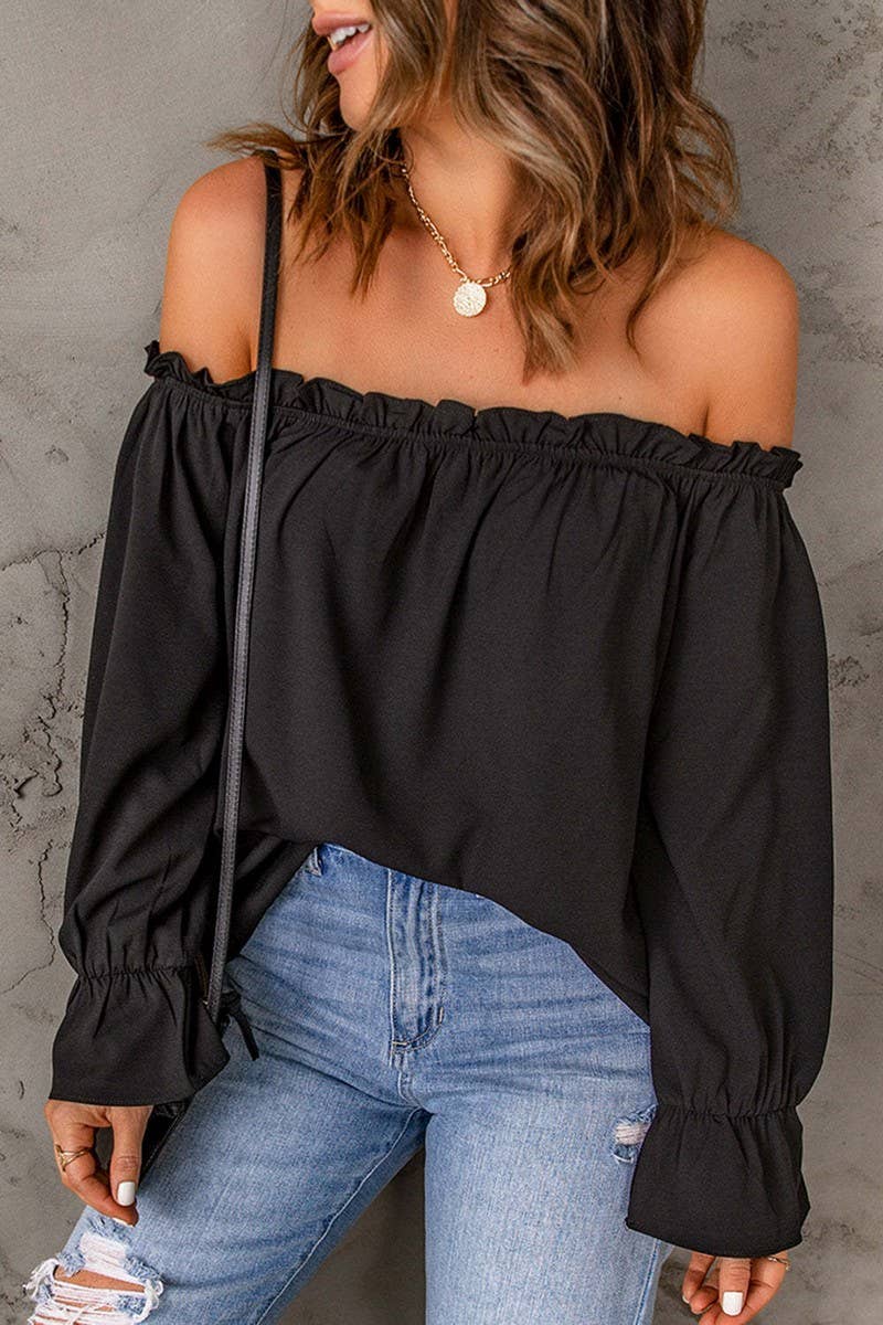 The Effortless Charm Off-Shoulder Top