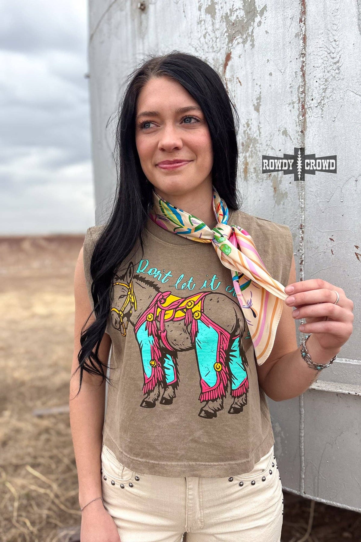 SMALL Floral Wild Rags