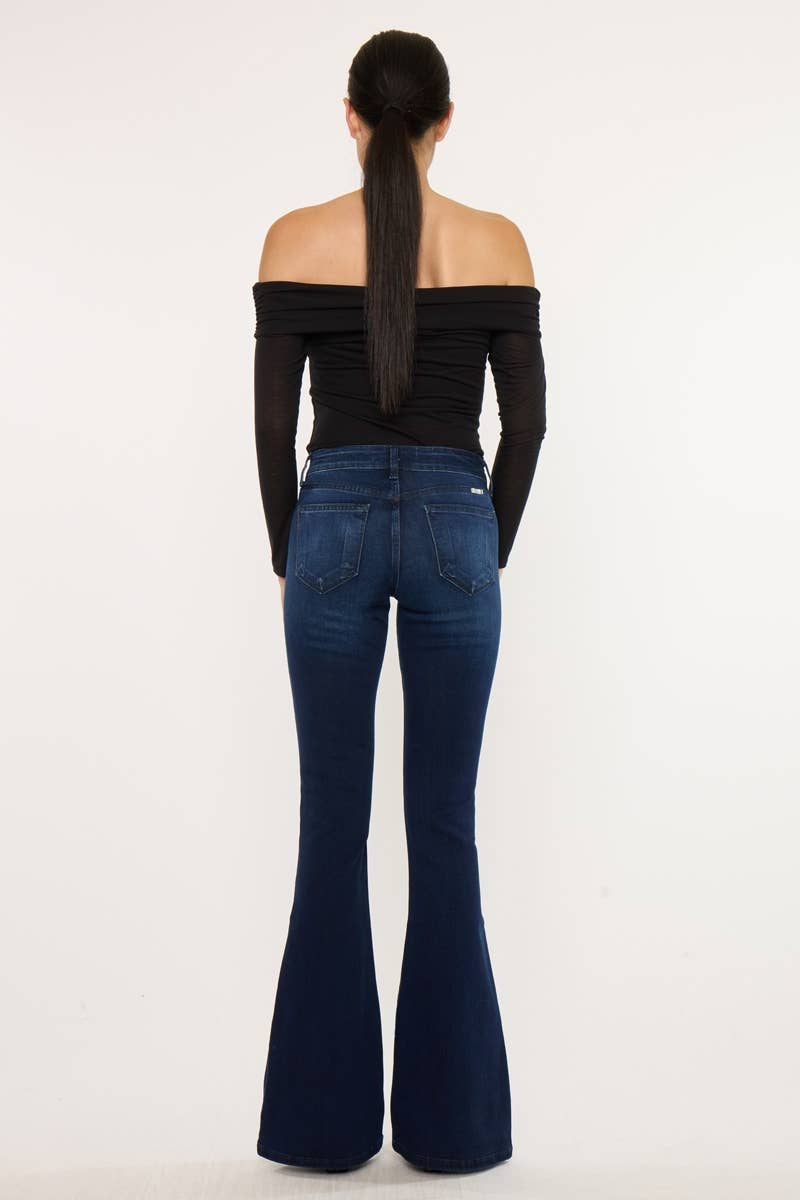 KanCan Dark Wash Flare