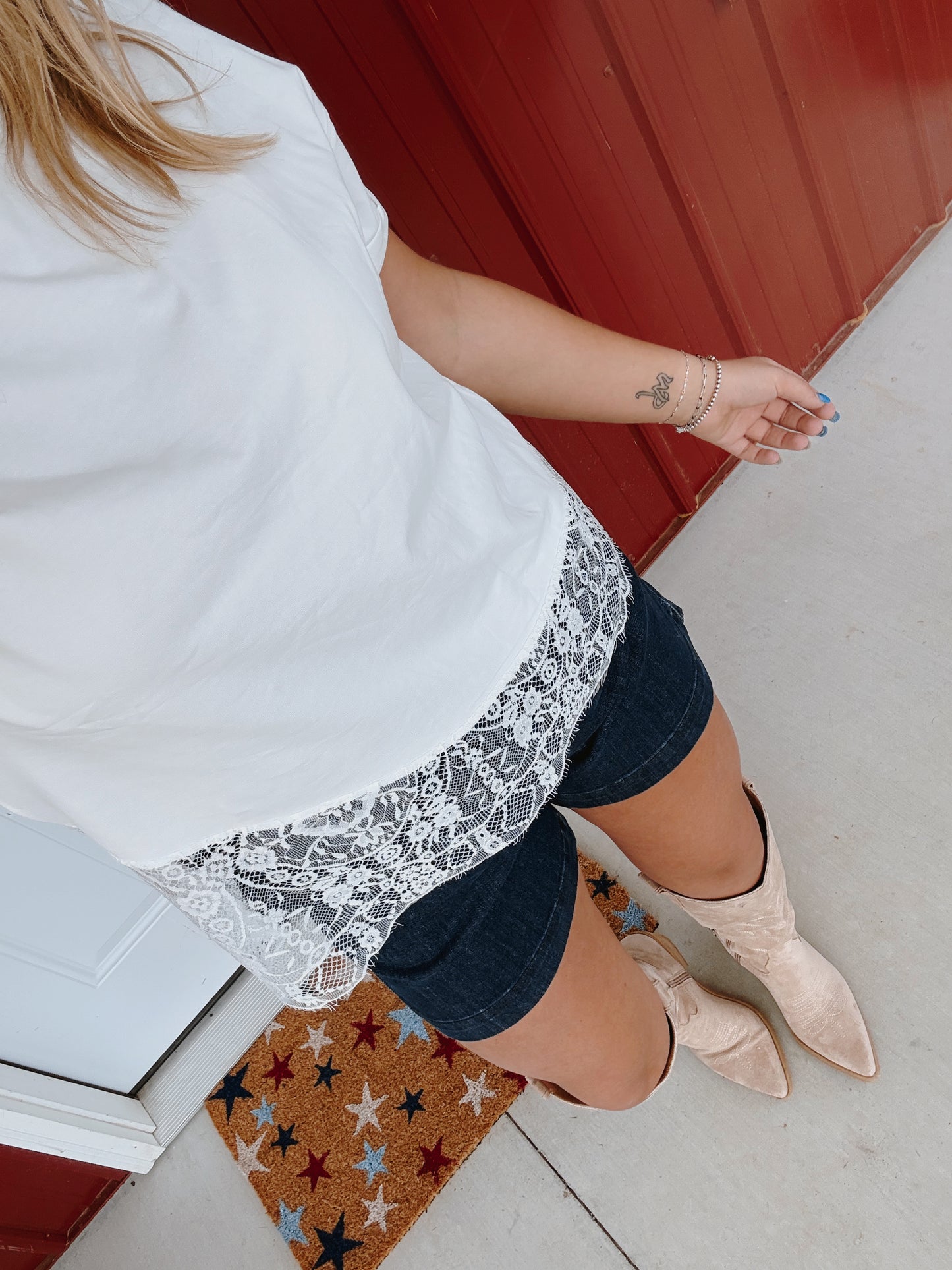 The Sweet & Simple Lace Tee