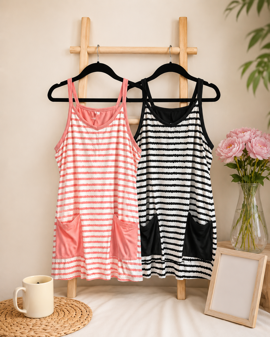 Stripe Athletic Dress