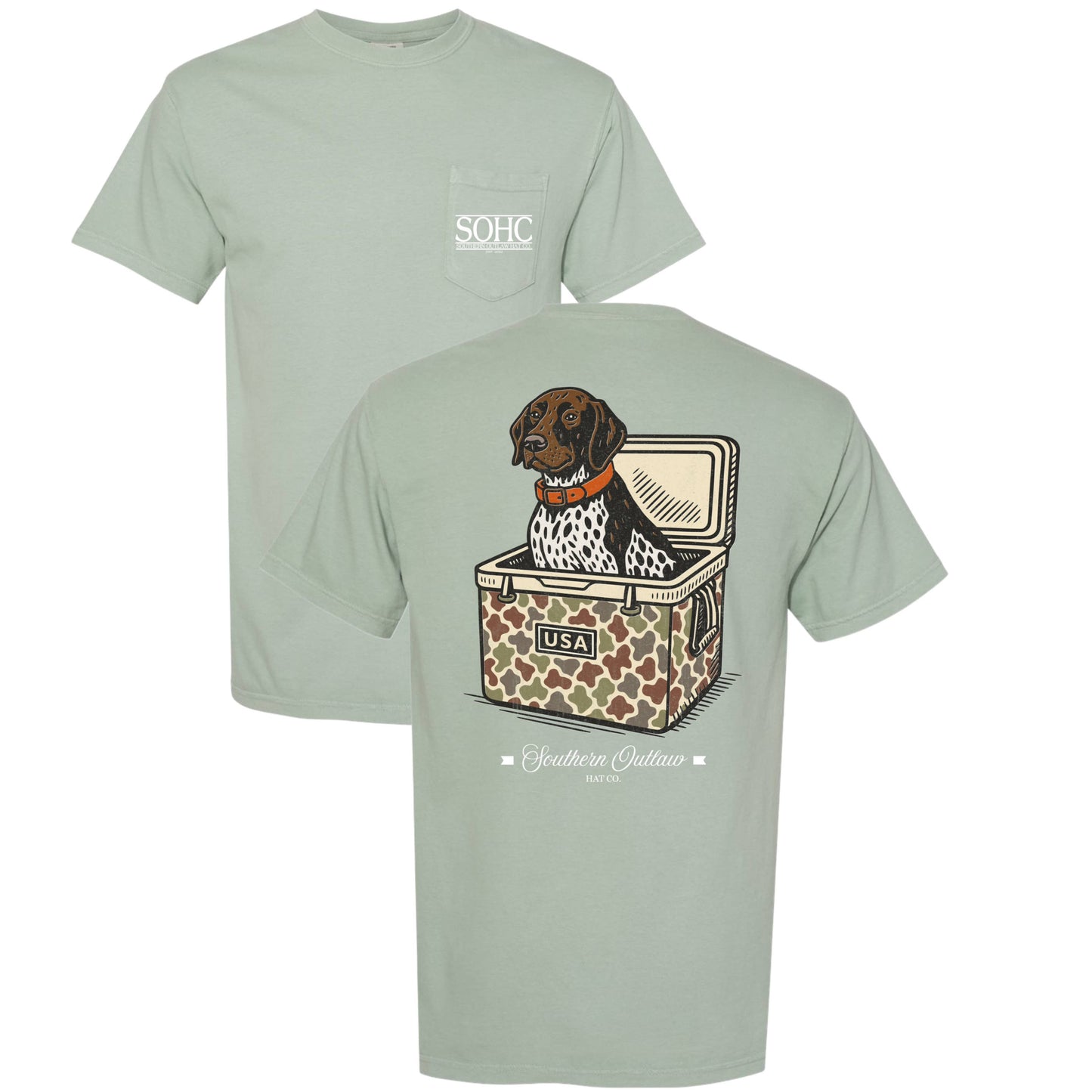 GPS pup in cooler T-SHIRT