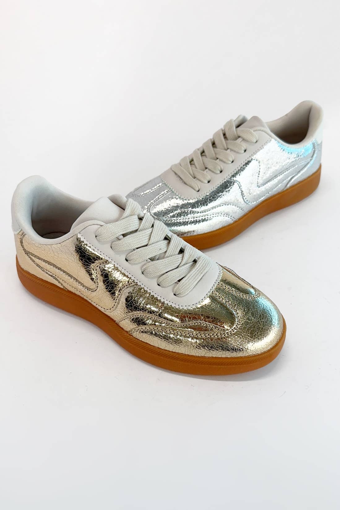Silver Streak Sneaker