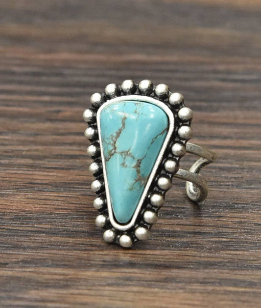 Turquoise Adjustable Ring