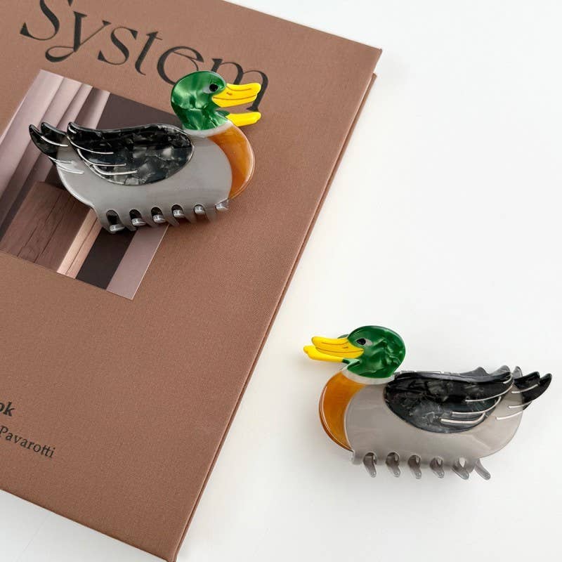 Mallard Duck Claw Clip