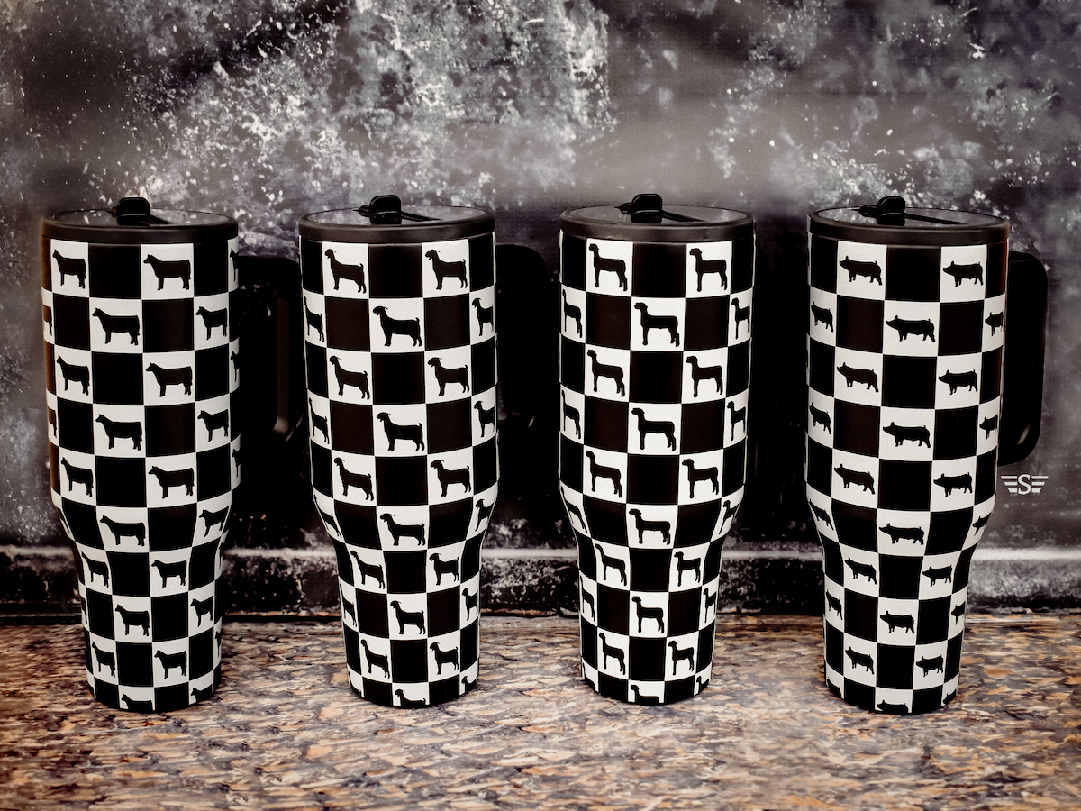 Checked Show Animal 40oz Cup