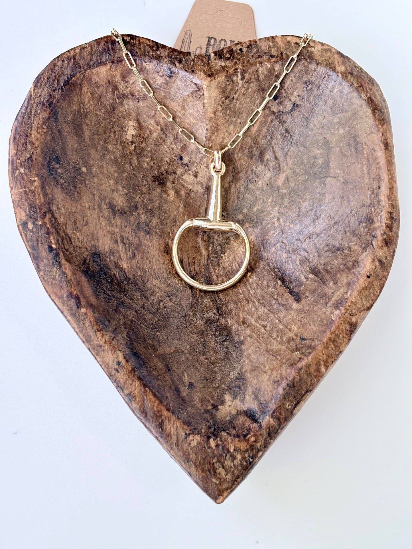 Western Horse Bit Necklace