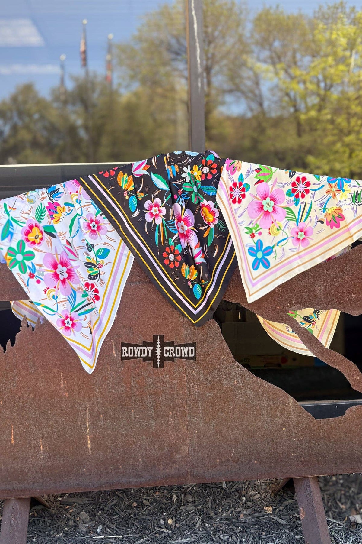 SMALL Floral Wild Rags