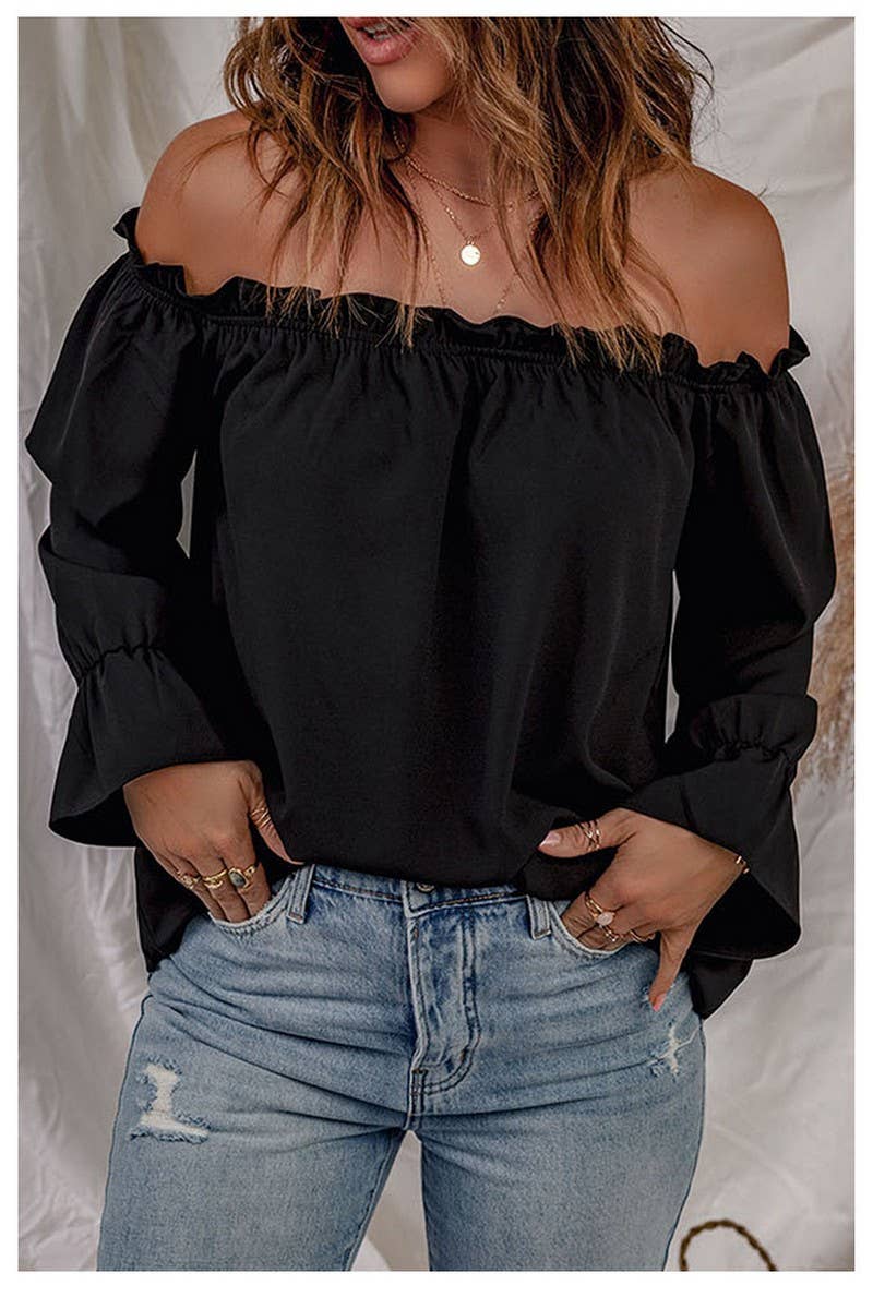 The Effortless Charm Off-Shoulder Top