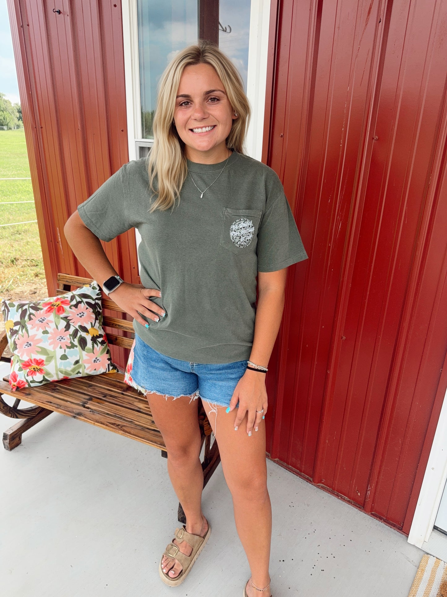 Camo Rowdy Poke Tee