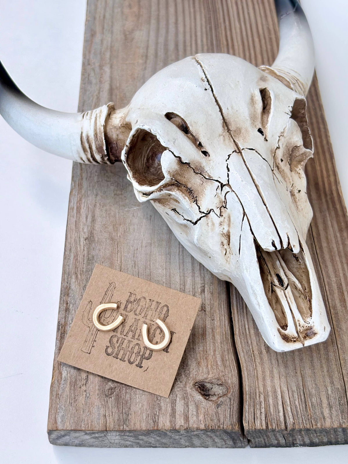 Dainty Horseshoe Stud Earrings