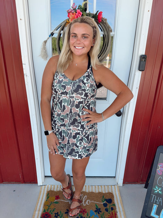 Duck Camo Athletic Dress