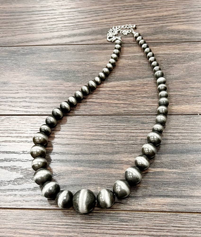 24" Handmade Very-Big Navajo Necklace