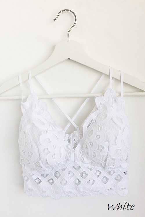 Scalloped Lace Bralette