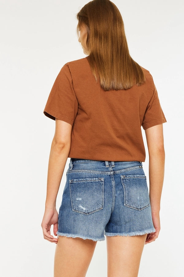 Kancan Fly Button shorts