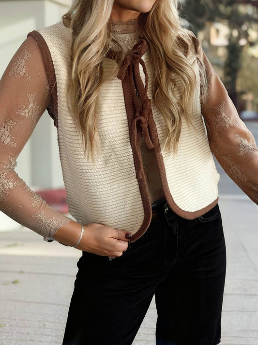 Prairie Knot Knit Vest