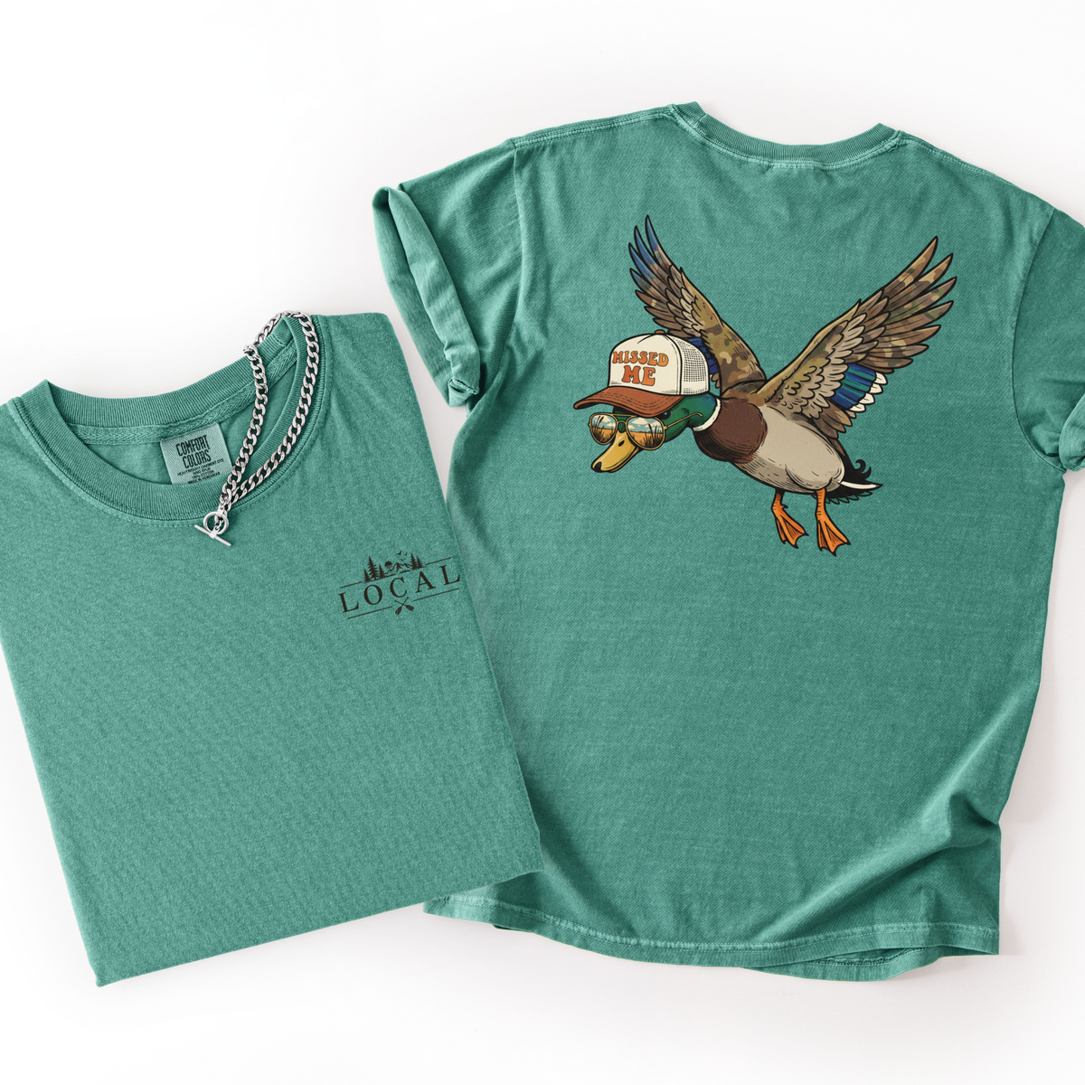 Missed Me- Men's Duck Hunter Tee