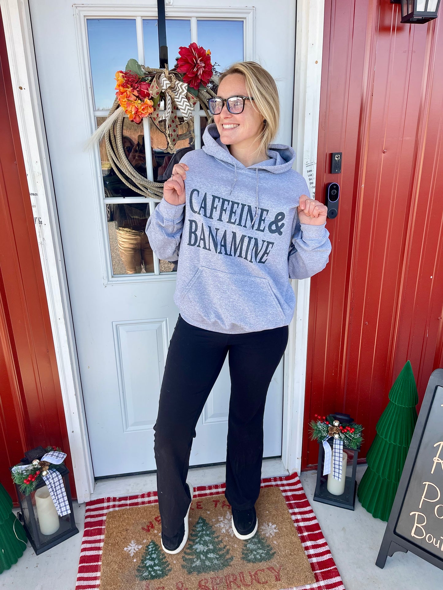 The Ultimate Barrel Betty Hoodie – “Caffeine & Banamine”