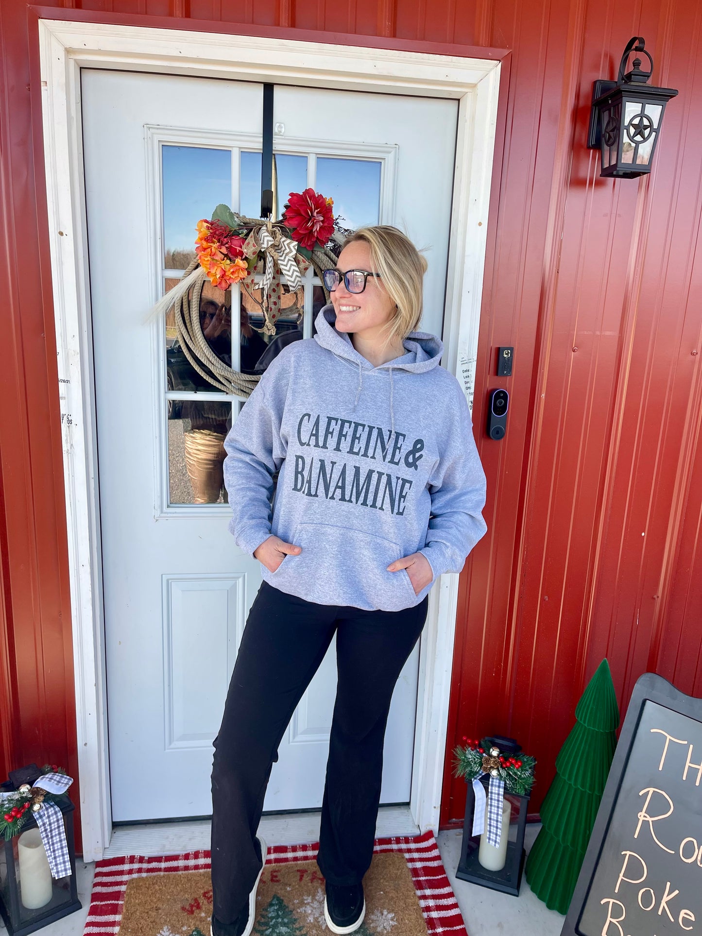 The Ultimate Barrel Betty Hoodie – “Caffeine & Banamine”