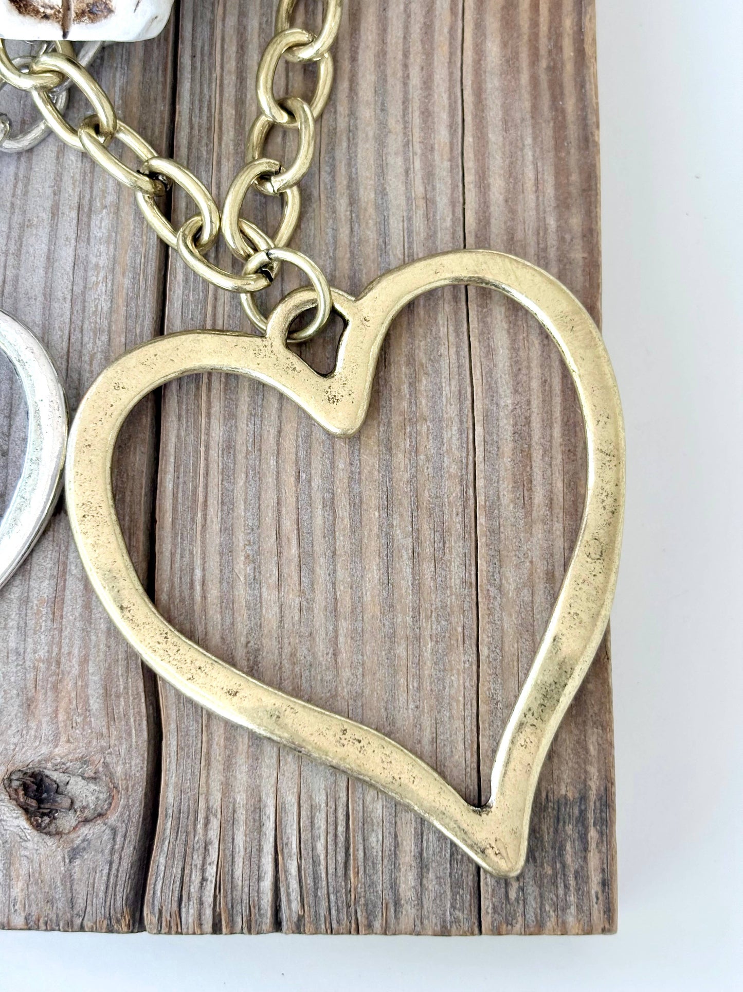 Heart Statement Pendant Necklace