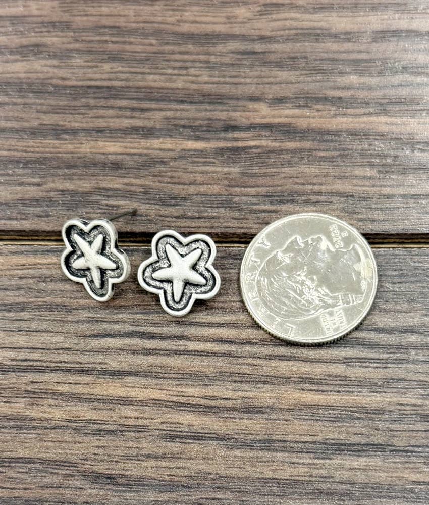 Silver Star Studs