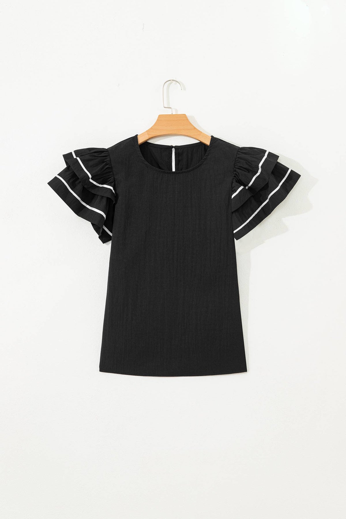 Dual Ruffle Blouse