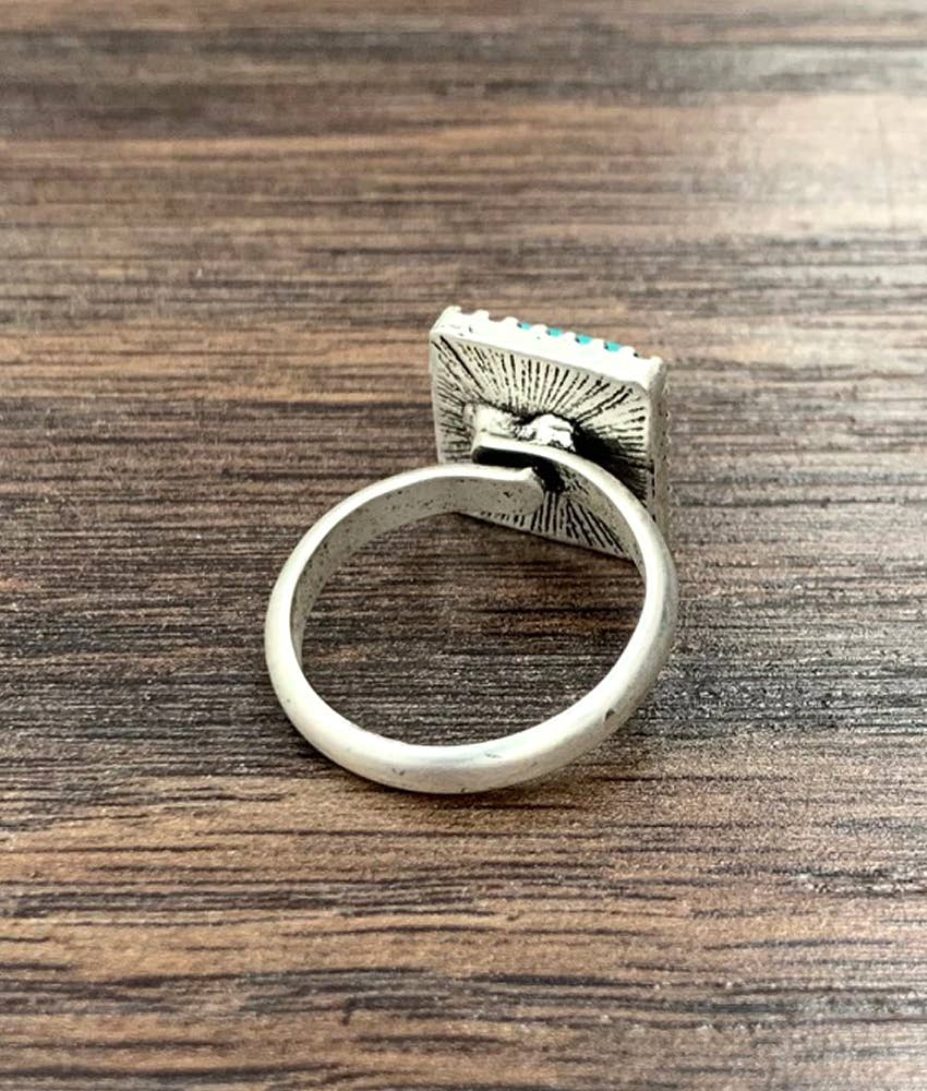 Square Turquoise Ring