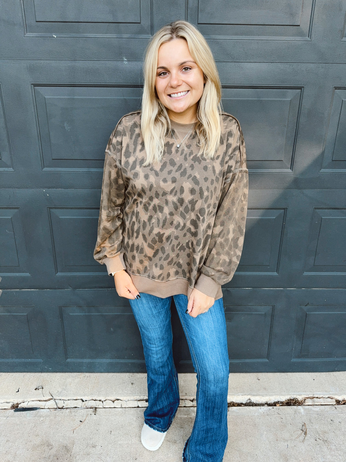 Fall In Love Printed Pullovers