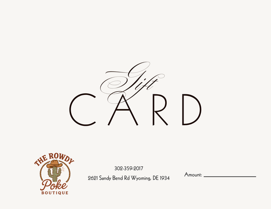 Rowdy Poke Gift Certificate