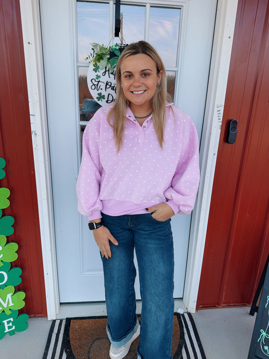 Pretty In Pink Pullover