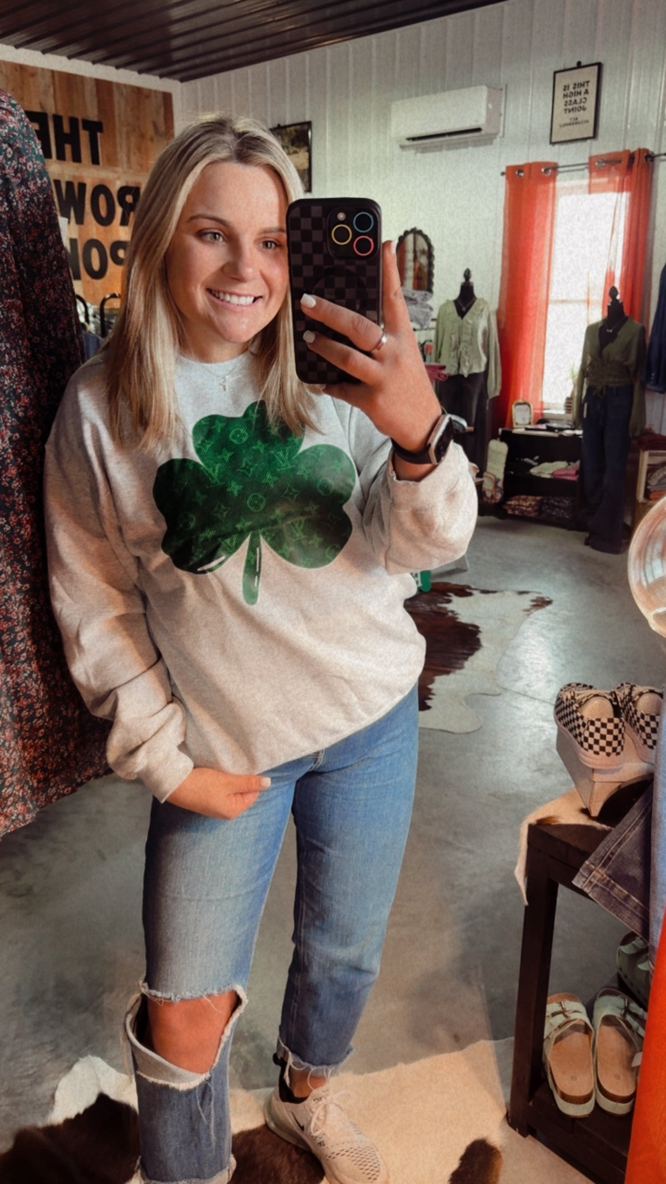 LV Shamrock Crewneck