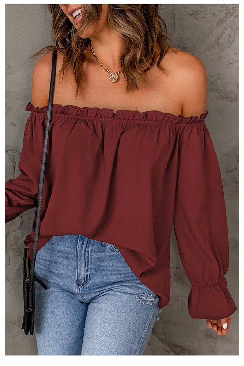 The Effortless Charm Off-Shoulder Top