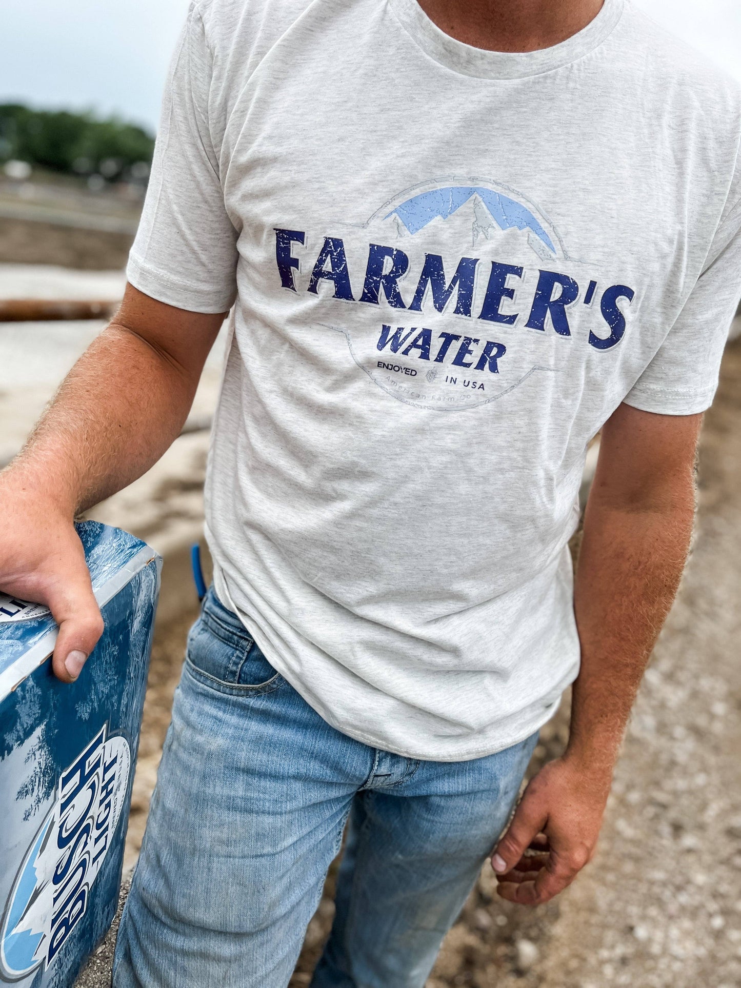 Western 'Farmers Water' Country Graphic Tee