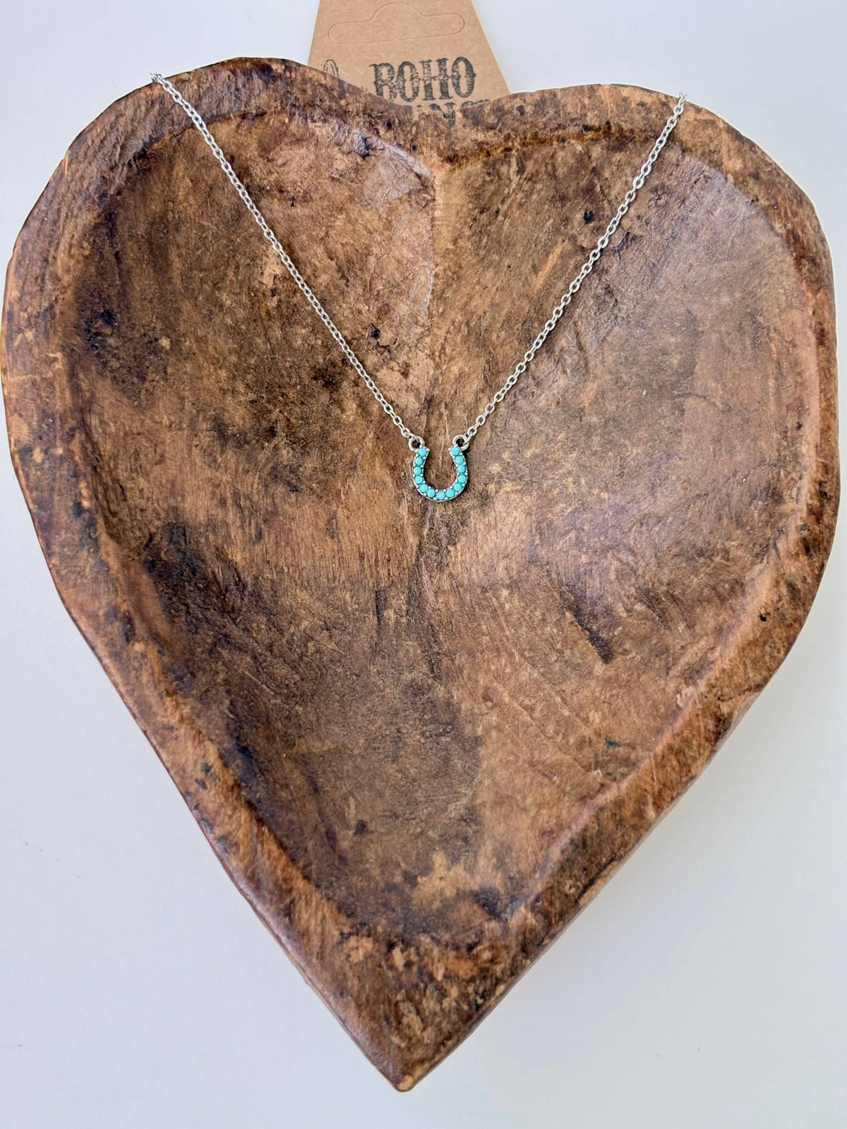 Rhinestone Horseshoe Necklace