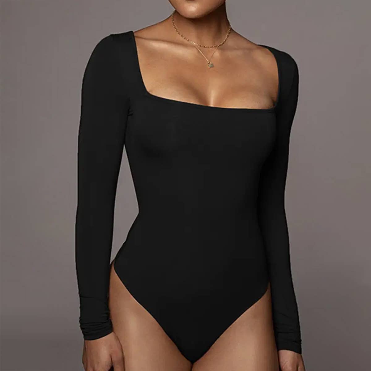 Everyday Edge Square Neck Bodysuit