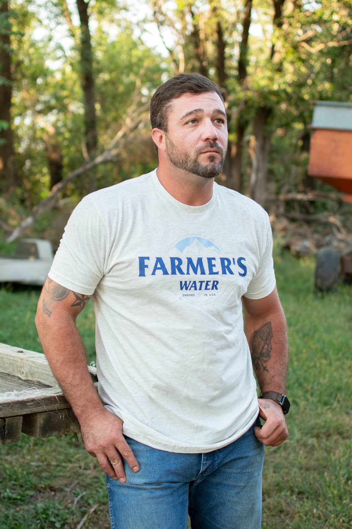Western 'Farmers Water' Country Graphic Tee