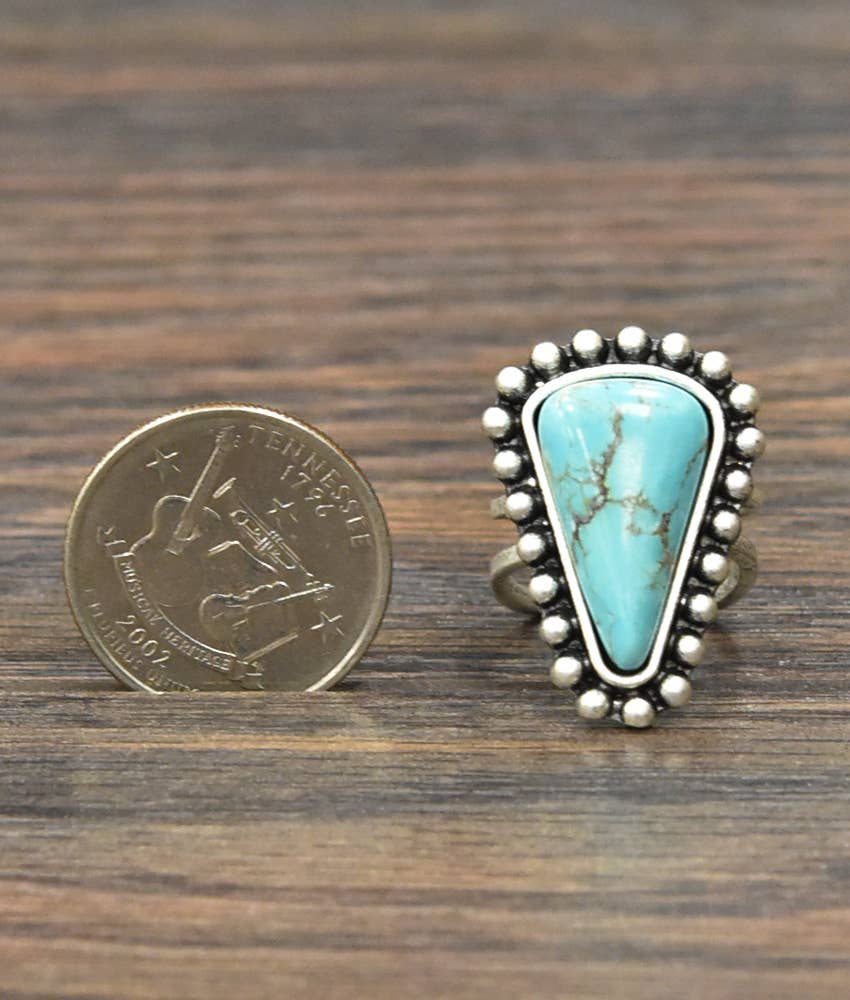Turquoise Adjustable Ring