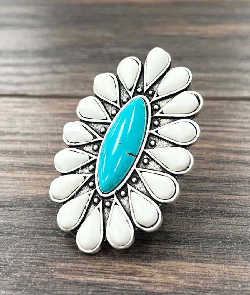 Turquoise Adjustable Ring
