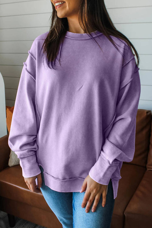 Pastel Exposed Seam Pullover