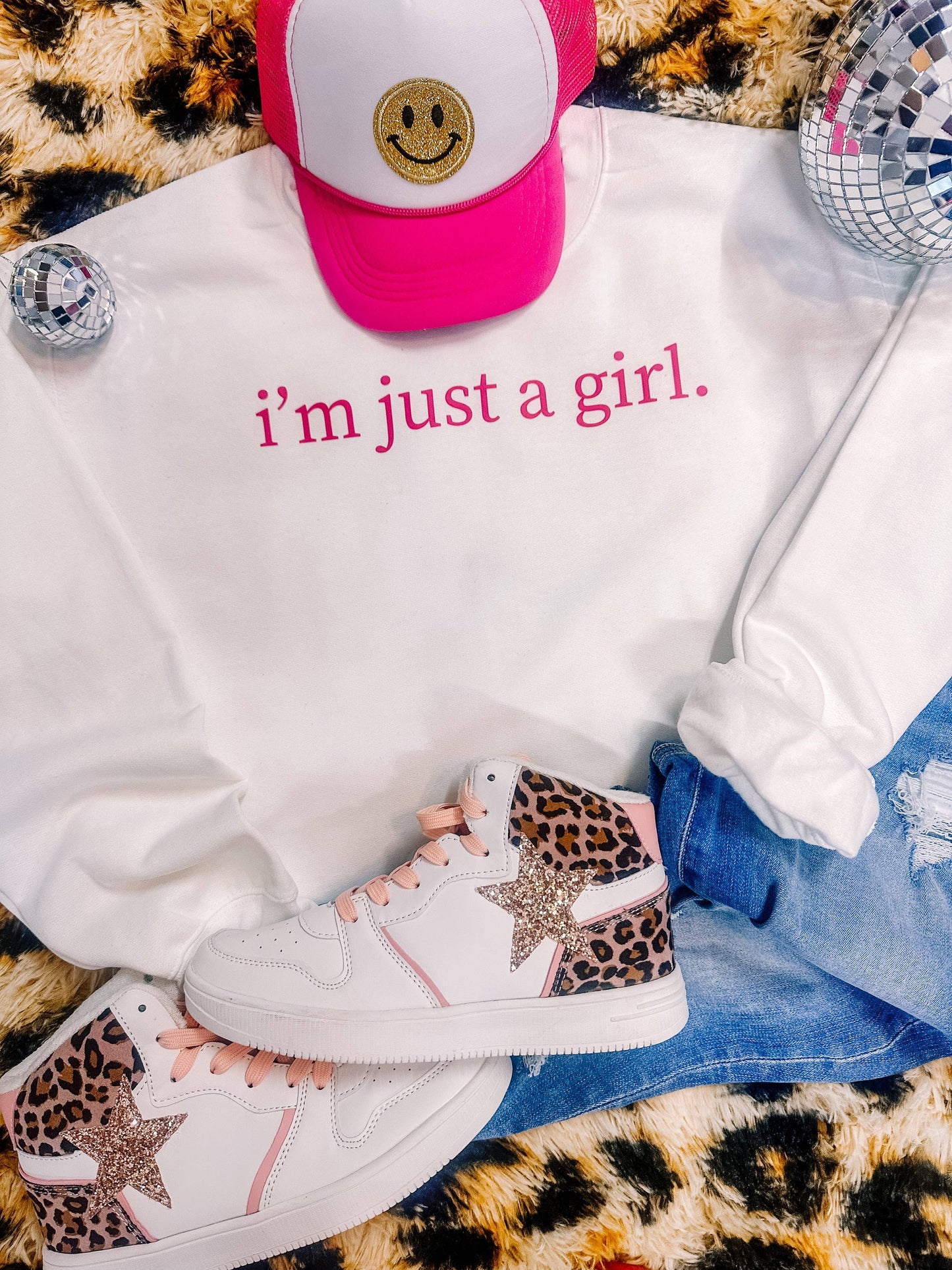 I'm Just a Girl Crewneck