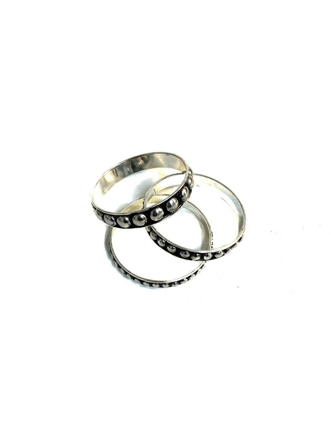 WESTERN BUBBLE 3 BANGLE BRACELET SET