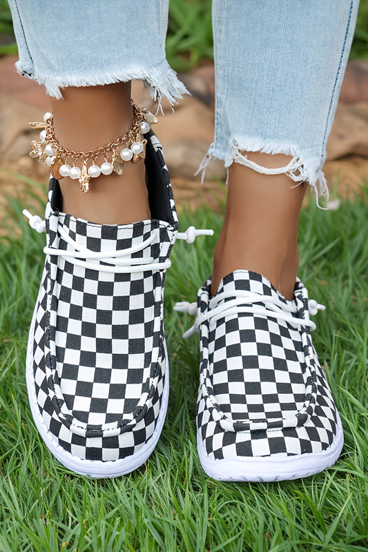 Checkerboard Slip-Ons