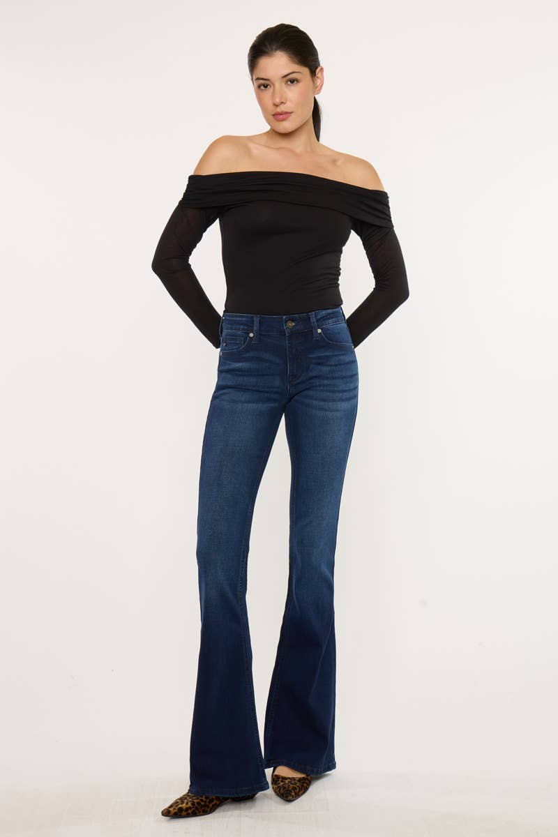 KanCan Dark Wash Flare
