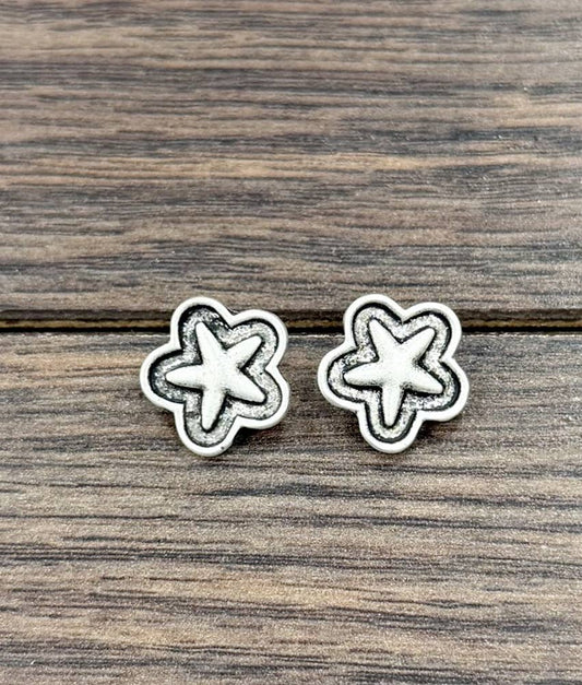 Silver Star Studs