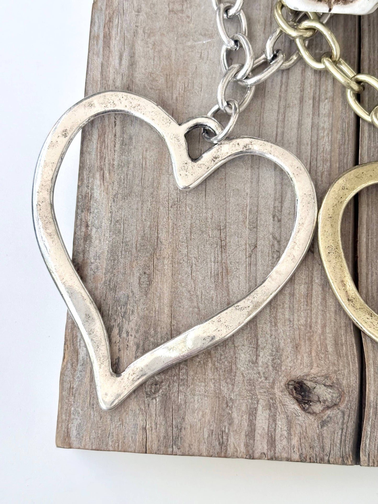Heart Statement Pendant Necklace