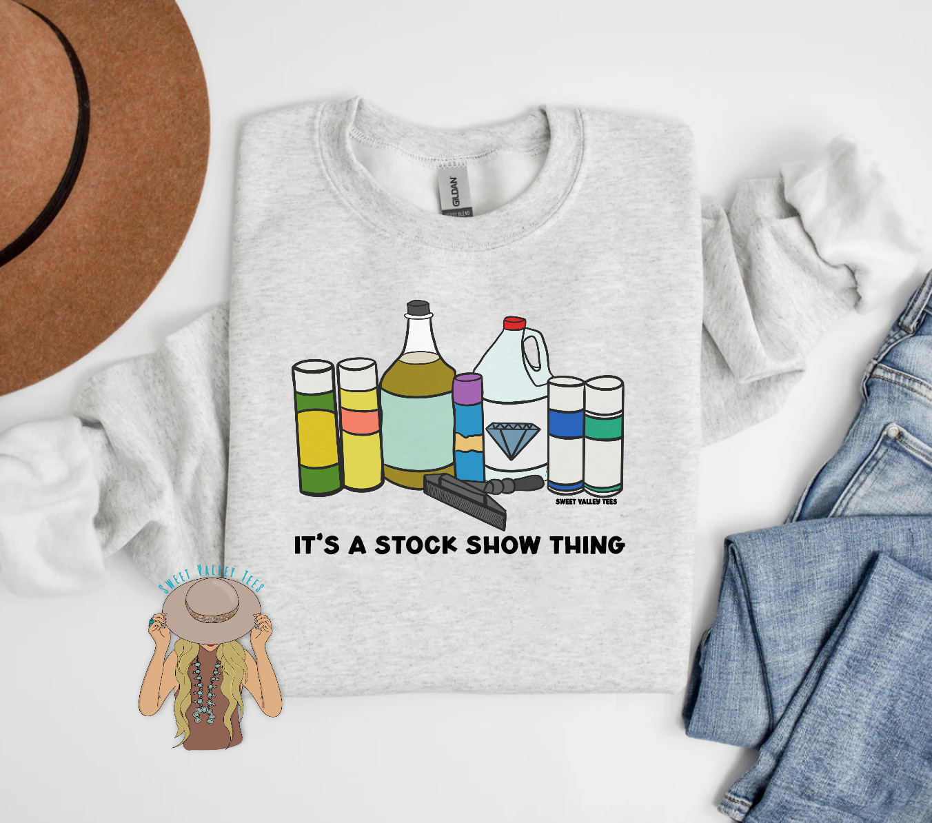 It's A Stock Show Thing Crewneck