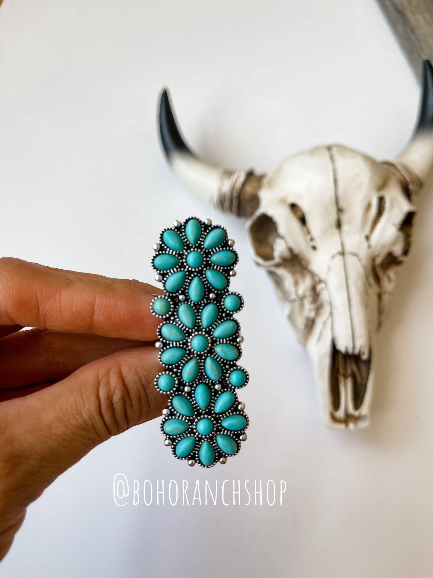 Adjustable Cluster Cuff Ring